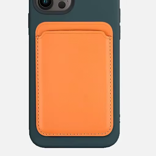Leather Magnetic Wallet Mobile Phone